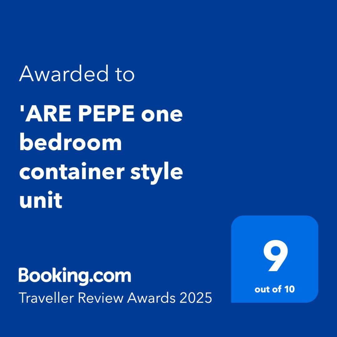 'Are Pepe One Bedroom Container Style Unit Rarotonga Eksteriør billede